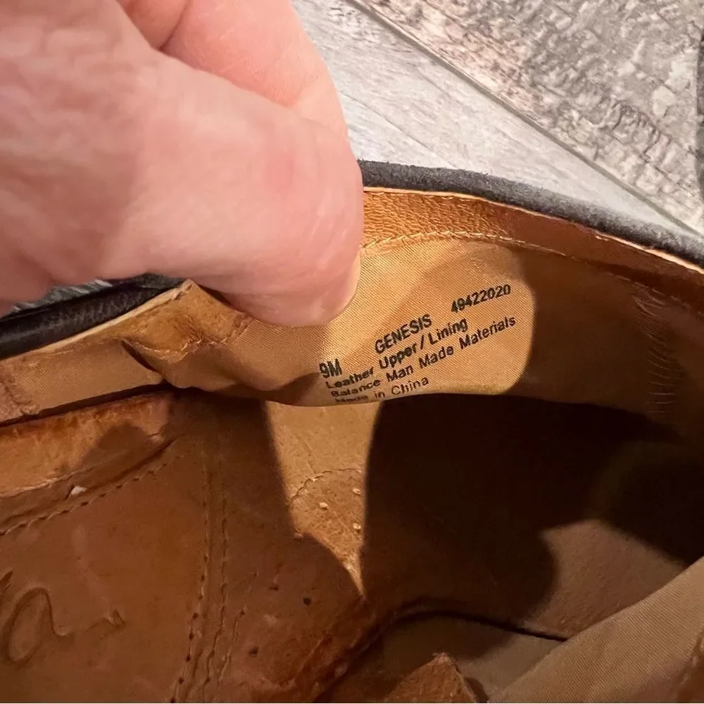 Naya peep-toe wedges size 9 in Greyish/brown - Picture 6 of 9